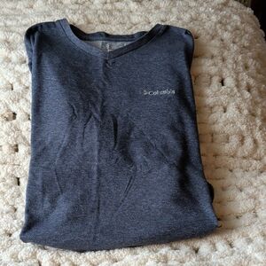 Columbia Blue V-Neck Tee